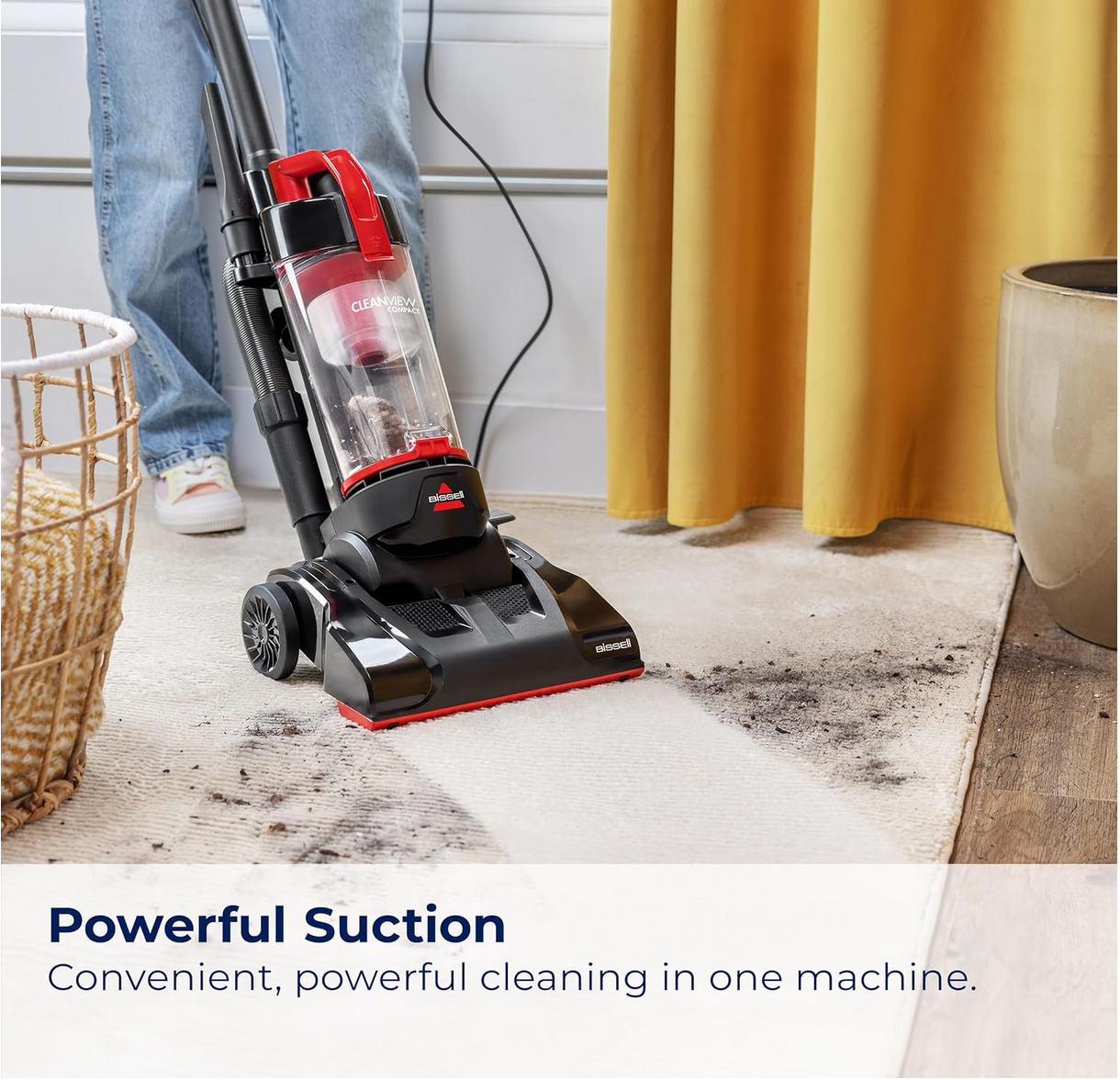 Crevice tool for cleaning tight spaces BISSELL CleanView Vacuum